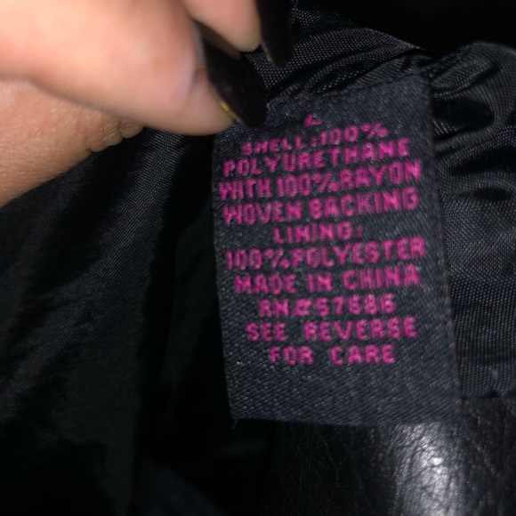 Faux Leather Jacket - Picture 7 of 8